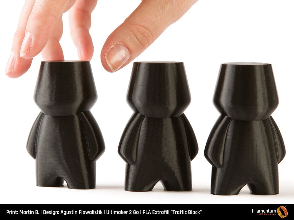 PLA Extrafill Traffic Black - Fillamentum - Image 11