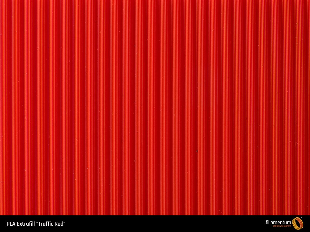 PLA Extrafill Traffic Red - Fillamentum - Image 10