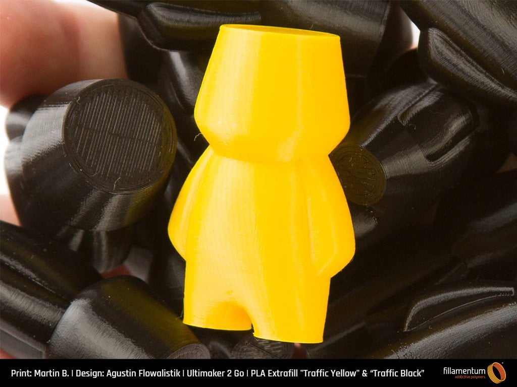 PLA Extrafill Traffic Yellow - Fillamentum - Image 5