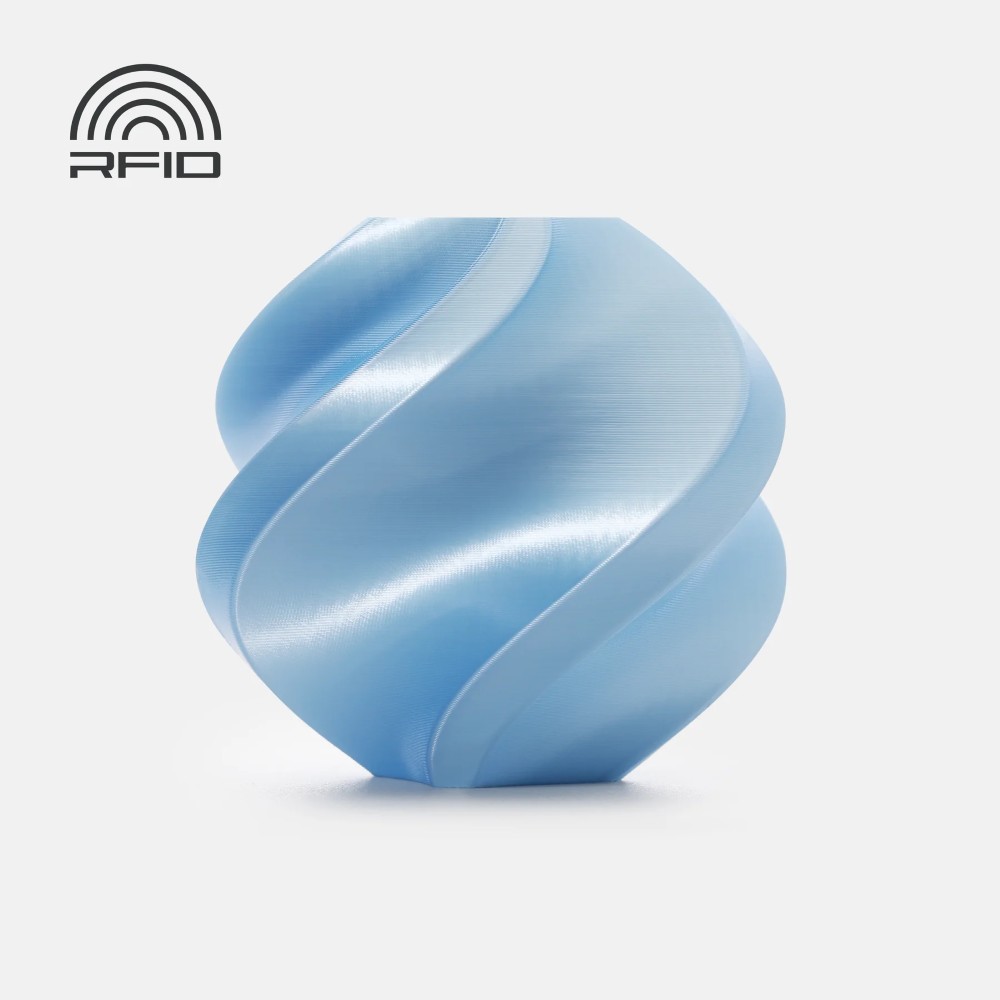 PLA Silk+ 1kg Baby Blue - Bambu Lab