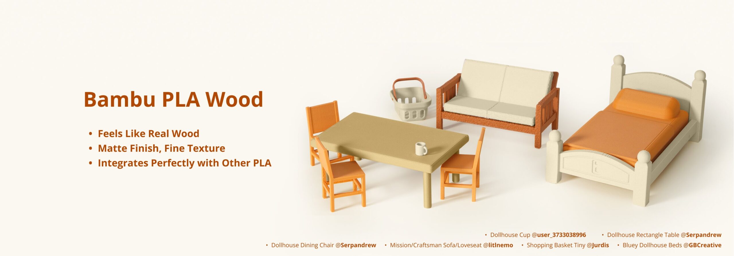 pla wood filament