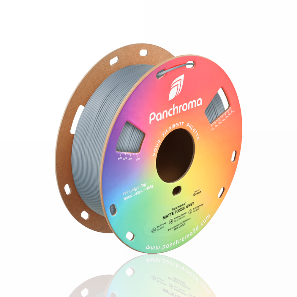 Panchroma™ PLA Matte 1kg Fossil Grey - Polymaker