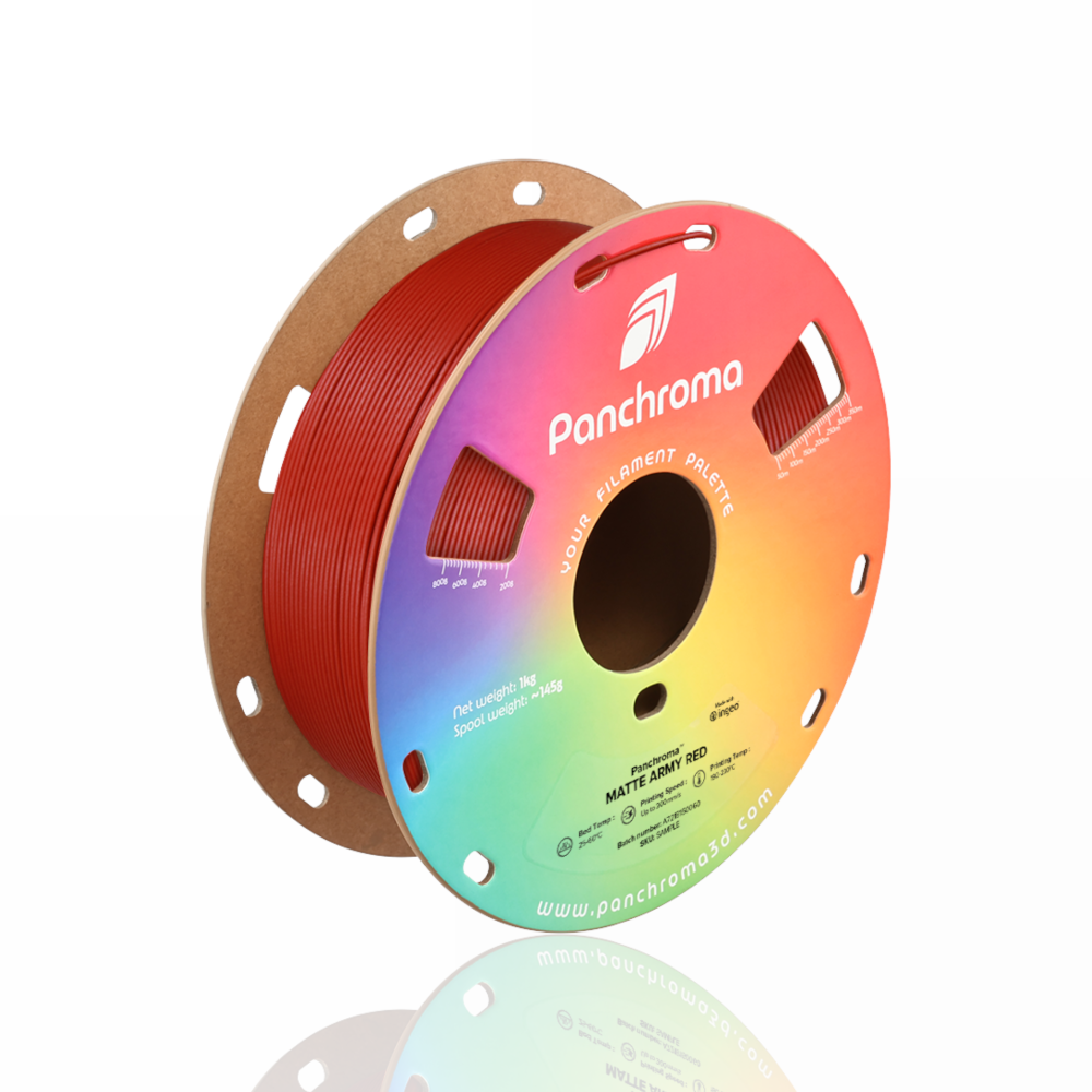Panchroma™ PLA Matte Army 1Kg Red - Polymaker