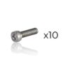 Parafuso M3 3*8mm Aço Inoxidável 304 Allen Hexagonal (Stainless steel hexagon socket bolts Cap screws) - AIMSOAR