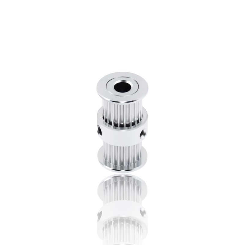 Polia Dupla para Correia GT2 20 Dentes 15.8mm 8mm Furo Alumínio ( GT2 Double-head timing belt pulley) - AIMSOAR