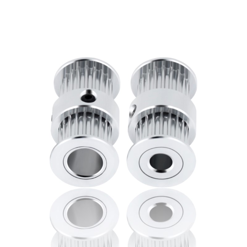 Polia Dupla para Correia GT2 20 Dentes 15.8mm 8mm Furo Alumínio ( GT2 Double-head timing belt pulley) - AIMSOAR - Image 5