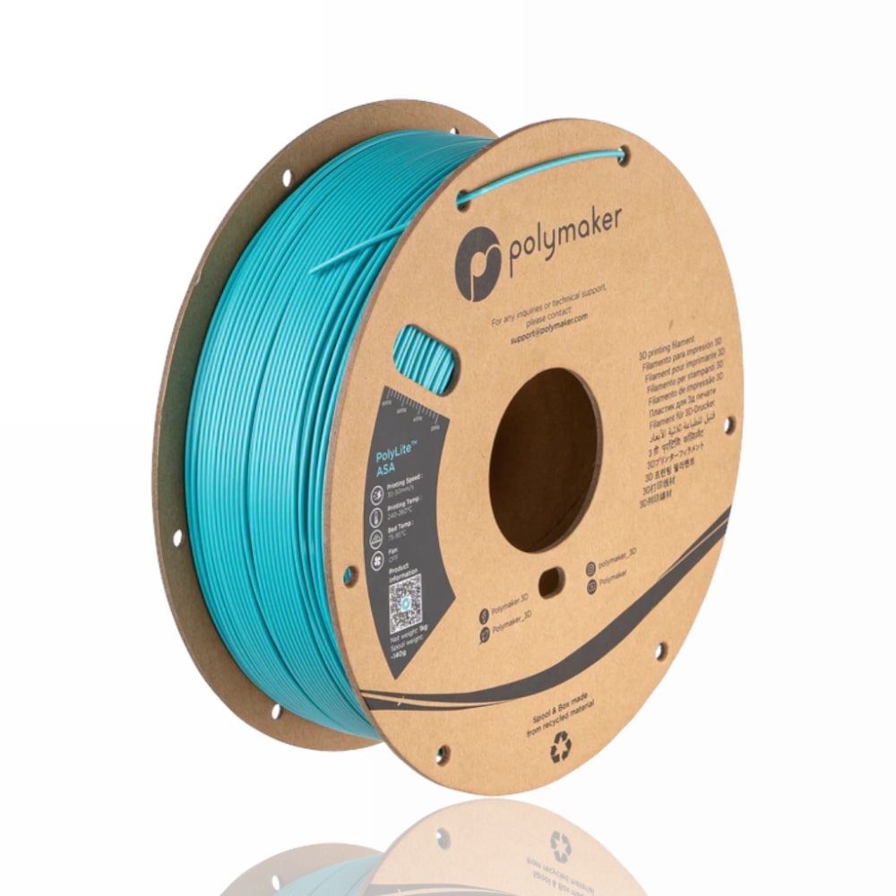ASA PolyLite 1kg Teal - Polymaker