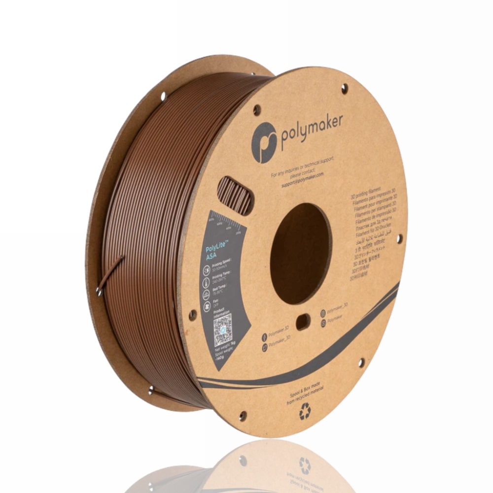 ASA PolyLite 1kg Army Brown - Polymaker