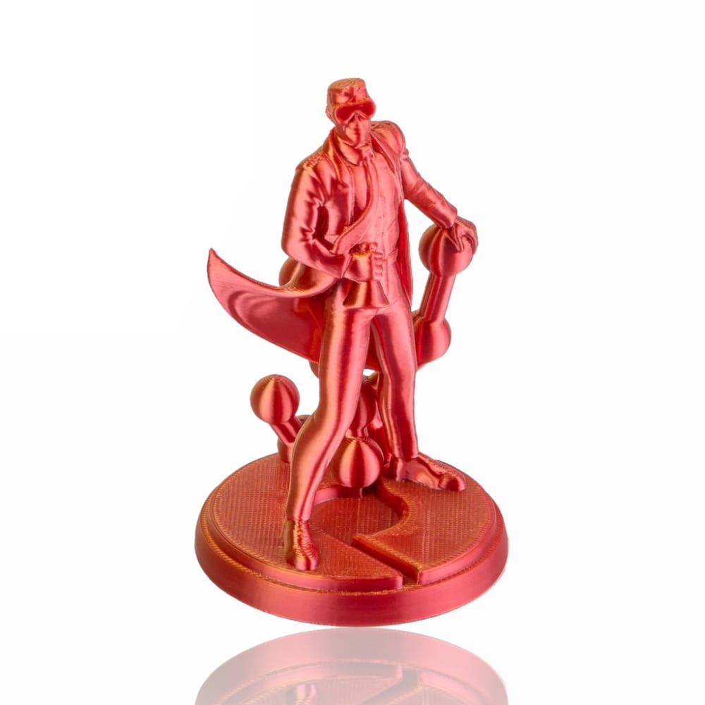PLA PolyLite™ Dual Silk 1kg Sunset Gold-Red - Polymaker – LINHA ANTIGA (Consultar Descrição) - Image 3
