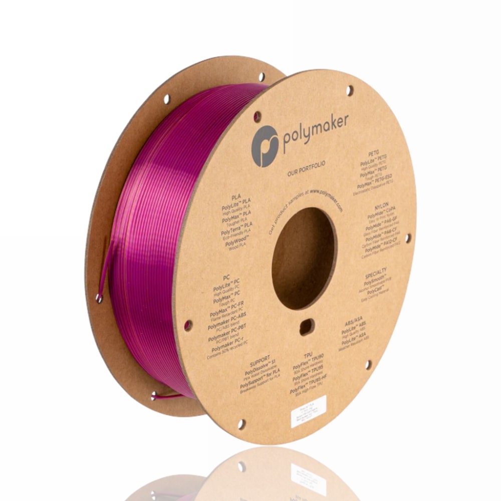 PLA PolyLite™ Dual Silk 1kg Banquet Gold-Magenta - Polymaker – LINHA ANTIGA (Consultar Descrição) - Image 2