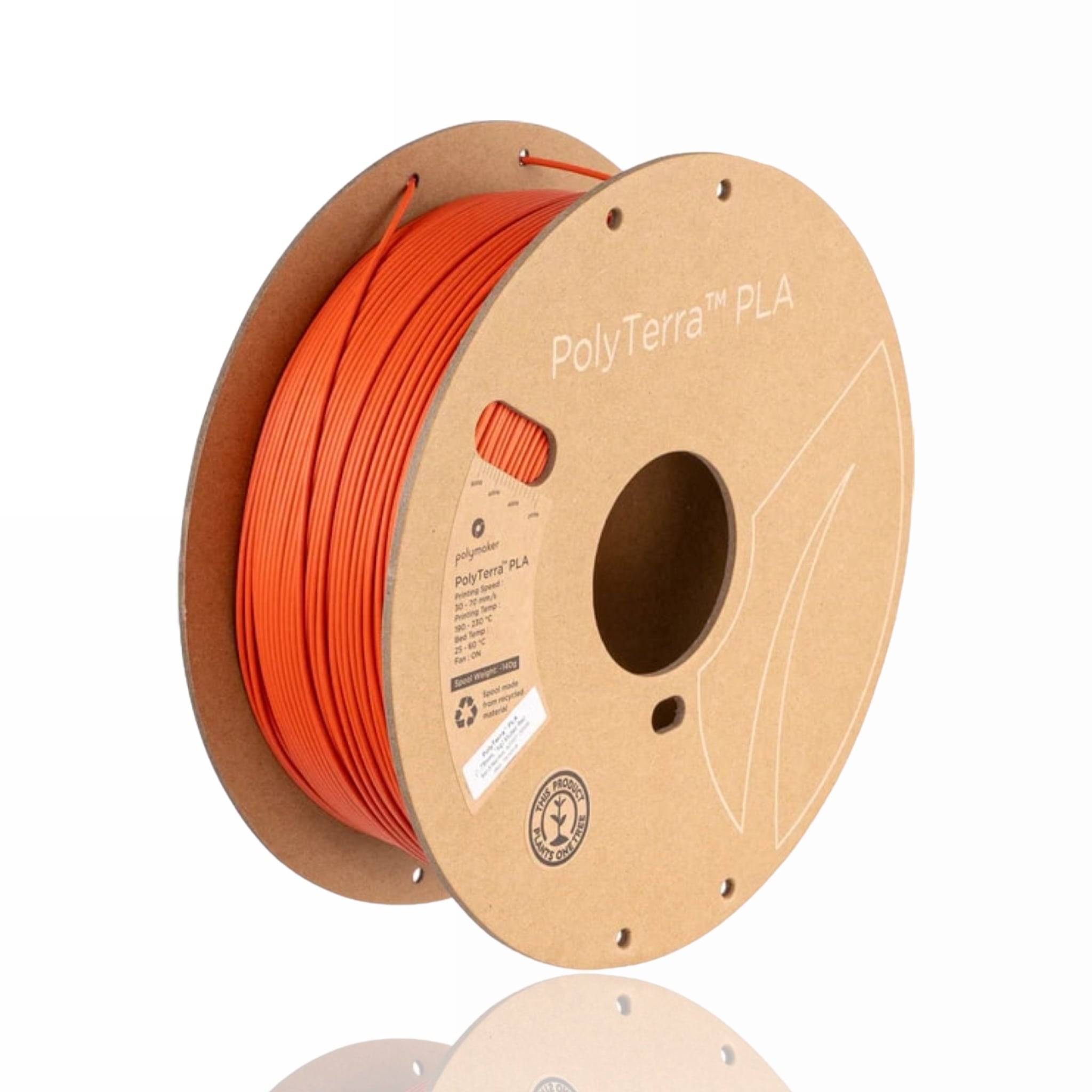PLA Polyterra 1kg Muted Red - Polymaker – LINHA ANTIGA (Consultar Descrição)