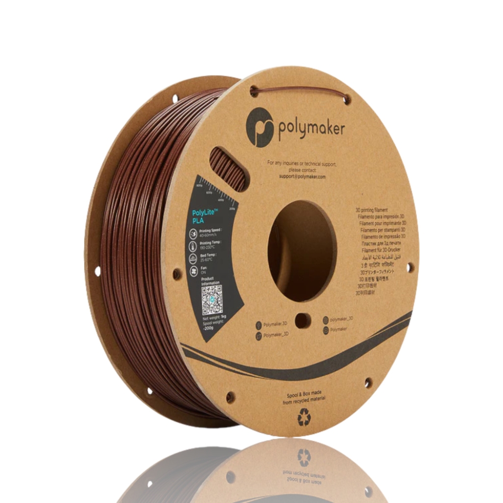 PLA PolyLite 1kg Galaxy Dark Red - Polymaker – LINHA ANTIGA (Consultar Descrição) - Image 6