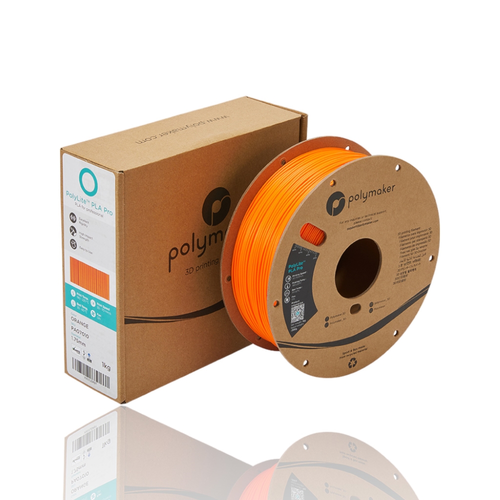 PLA Pro PolyLite 1kg Orange - Polymaker - Image 2