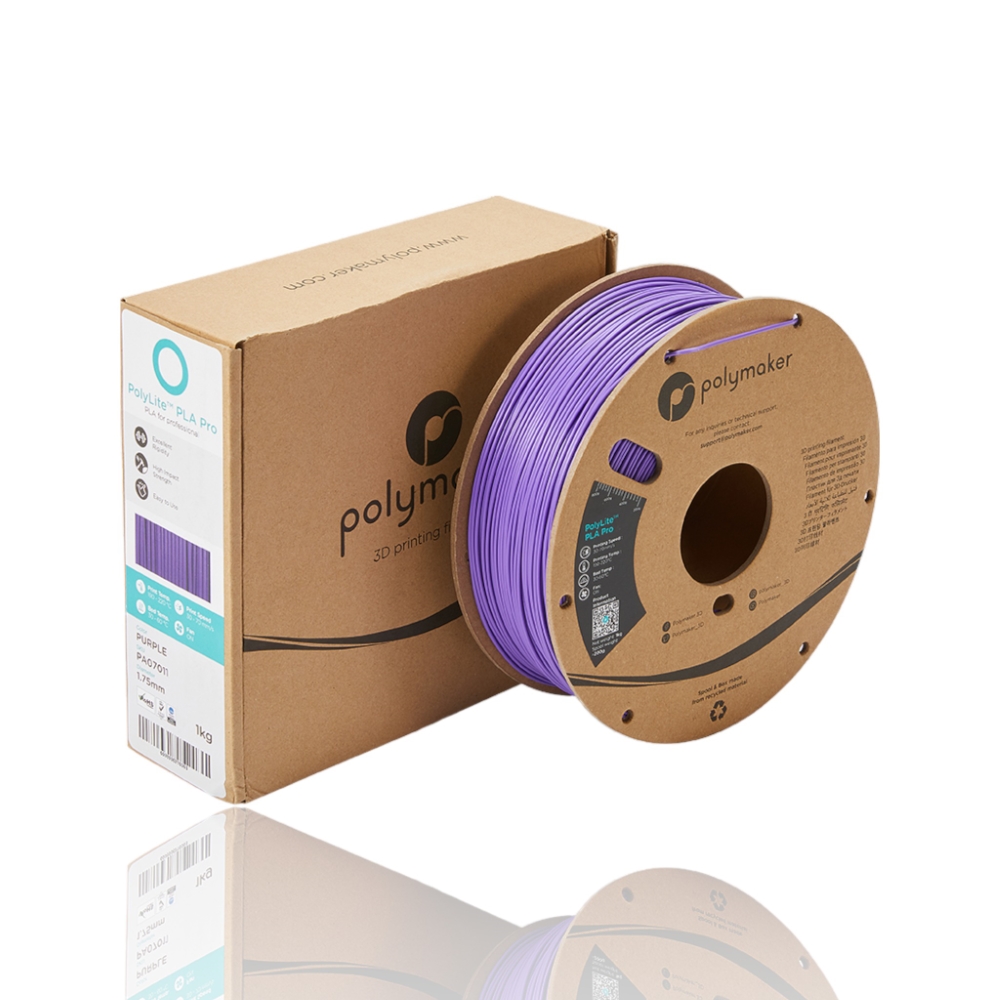 PLA Pro PolyLite 1kg Purple - Polymaker – LINHA ANTIGA (Consultar Descrição) - Image 2