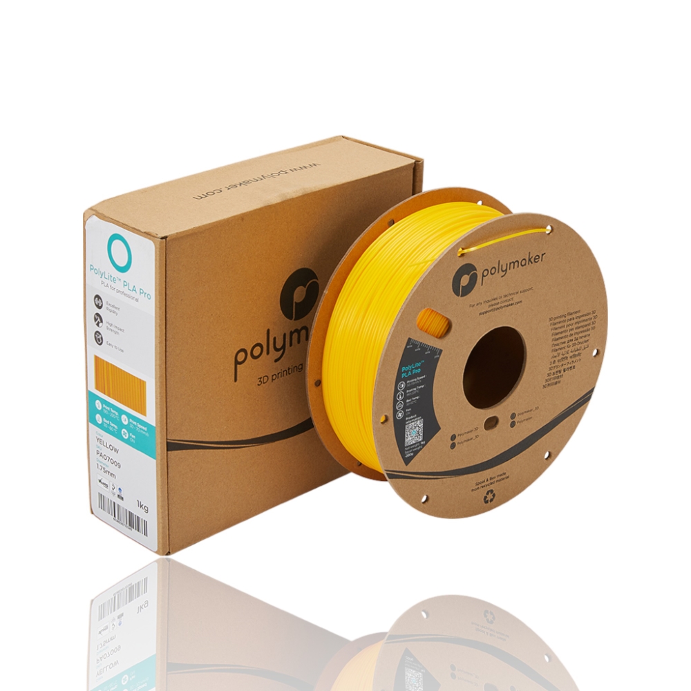 PLA Pro PolyLite 1kg Yellow - Polymaker - Image 2