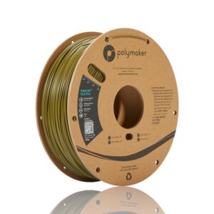 PLA Pro PolyLite 1kg Army Green - Polymaker – LINHA ANTIGA (Consultar Descrição)