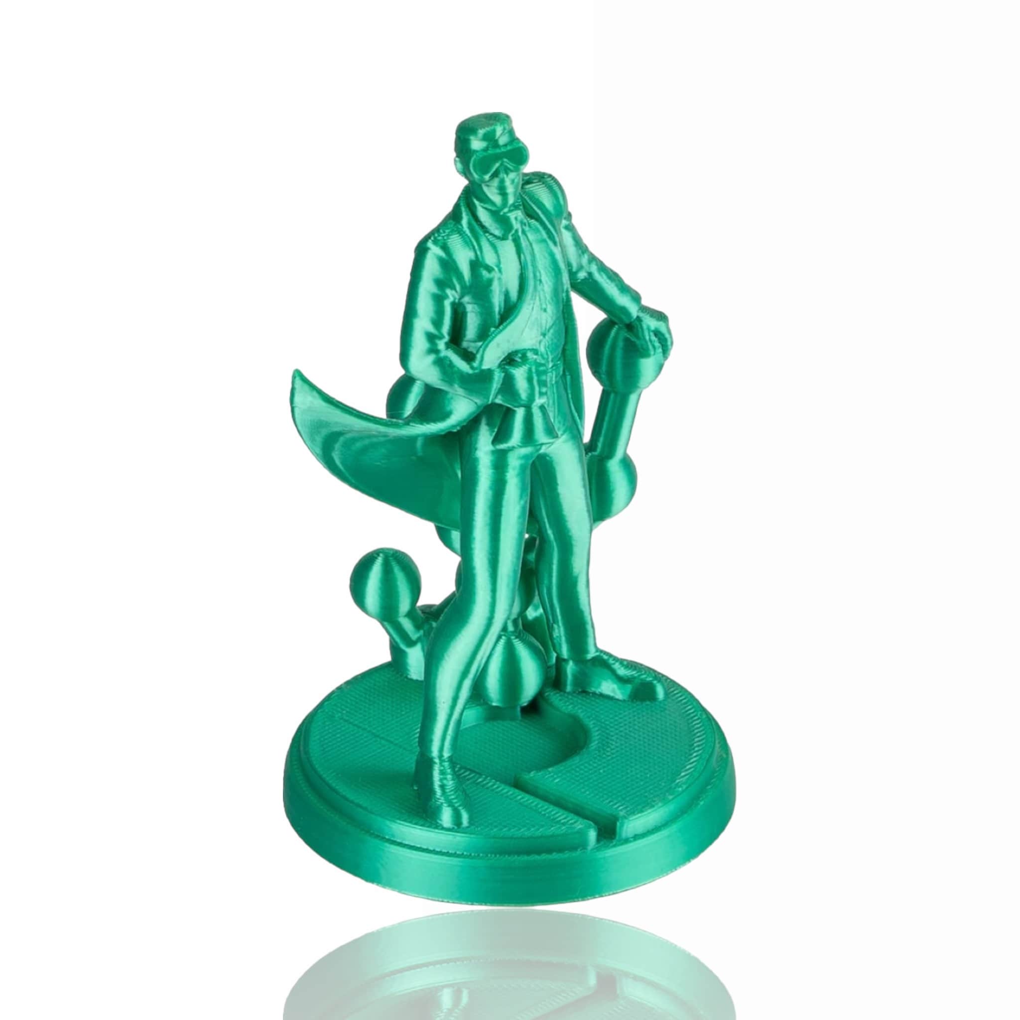 PLA PolyLite™ Silk 1kg Green - Polymaker – LINHA ANTIGA (Consultar Descrição) - Image 2