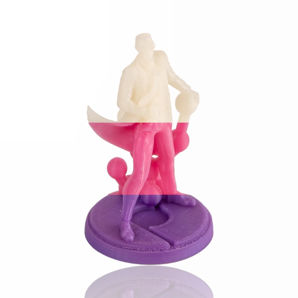 PolyLite™ PLA Temperature Color Changing (Purple-Pink-Translucent) - Polymaker – LINHA ANTIGA (Consultar Descrição) - Image 2