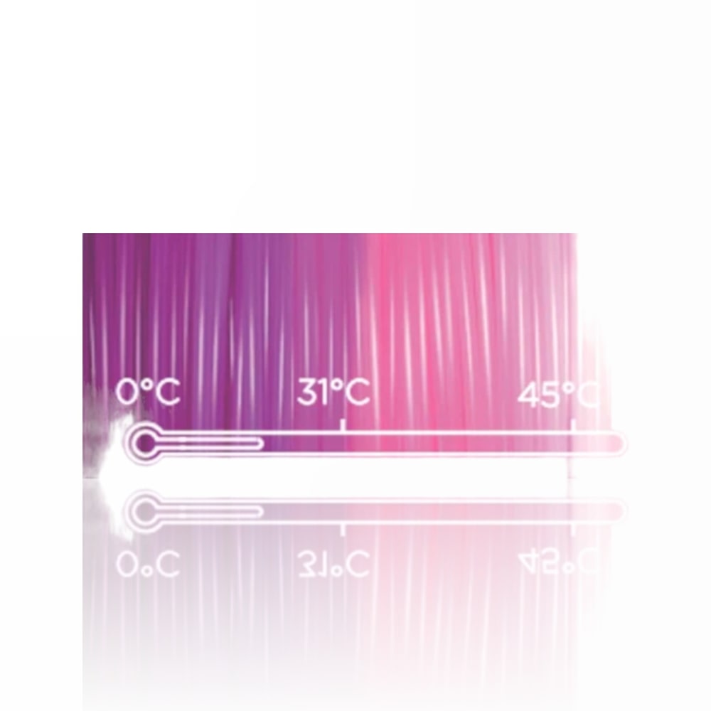 PolyLite™ PLA Temperature Color Changing (Purple-Pink-Translucent) - Polymaker – LINHA ANTIGA (Consultar Descrição) - Image 17