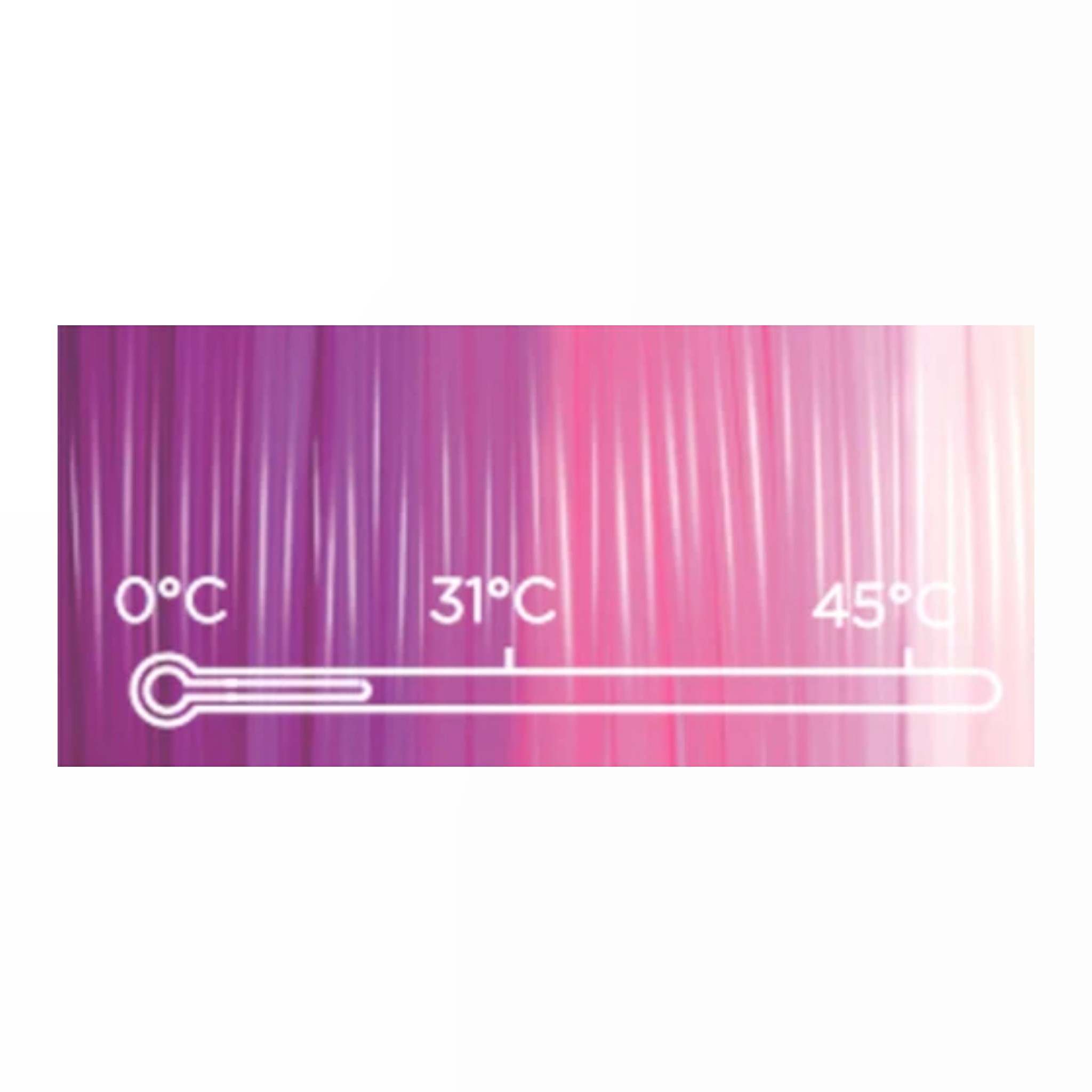 PolyLite™ PLA Temperature Color Changing (Purple-Pink-Translucent) - Polymaker – LINHA ANTIGA (Consultar Descrição) - Image 3