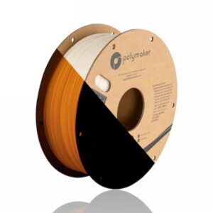 PLA PolyLite 1kg Glow In The Dark (Brilha no escuro) Orange - Polymaker – LINHA ANTIGA (Consultar Descrição)