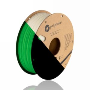 PLA PolyLite 1kg Glow In The Dark (Brilha no escuro) Green - Polymaker – LINHA ANTIGA (Consultar Descrição)