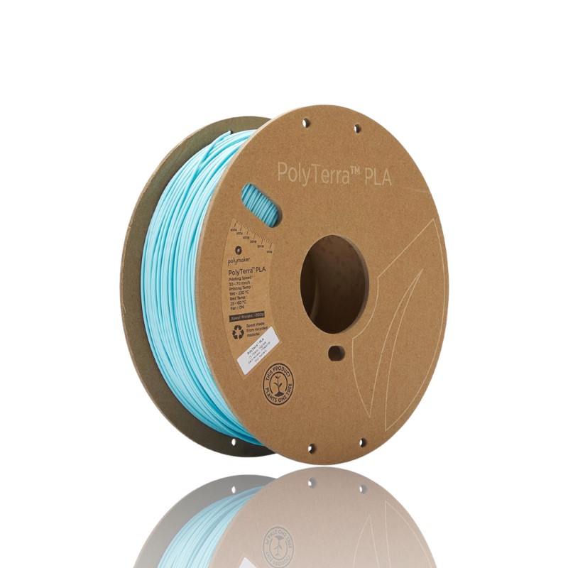 PLA Polyterra 1kg Ice - Polymaker – LINHA ANTIGA (Consultar Descrição)