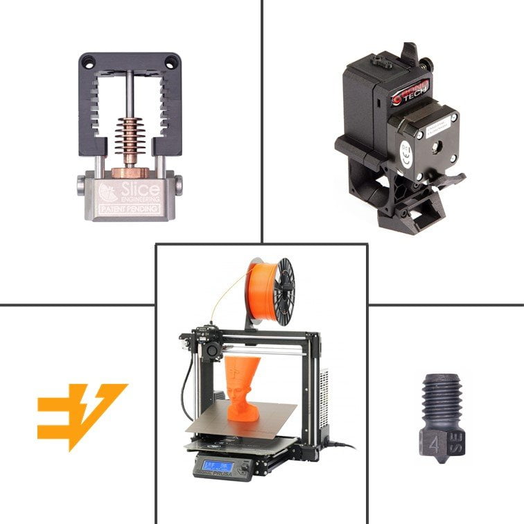 PACK Prusa MK3s+ Original Ultimate + Extrusor Bondtech LGX CHT Mosquito Vanadium MONTADA - Image 7