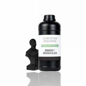 Prusament Resin 1kg BioBased60 Obsidian Black - Prusa Original