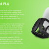 R PLA 850g Anthracite Reciclable - Fiberlogy