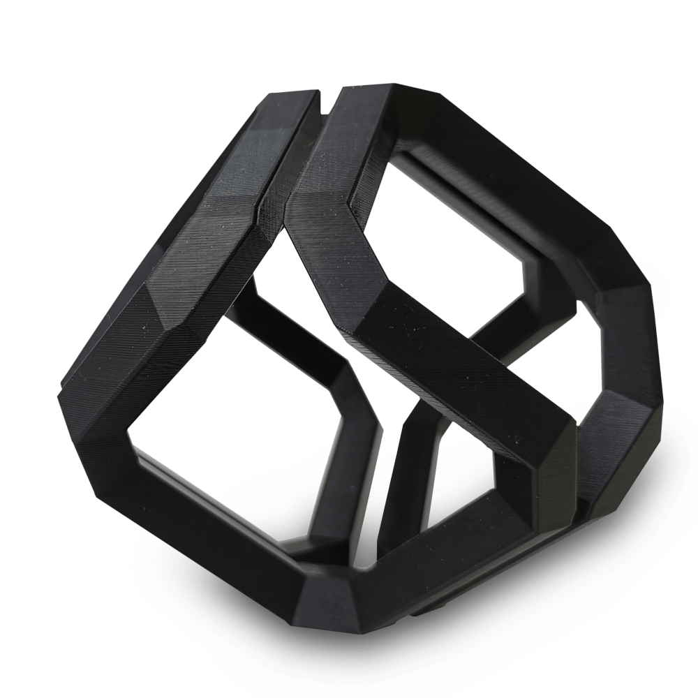 R PLA 10M (AMOSTRA) Anthracite Reciclable - Fiberlogy - Image 4
