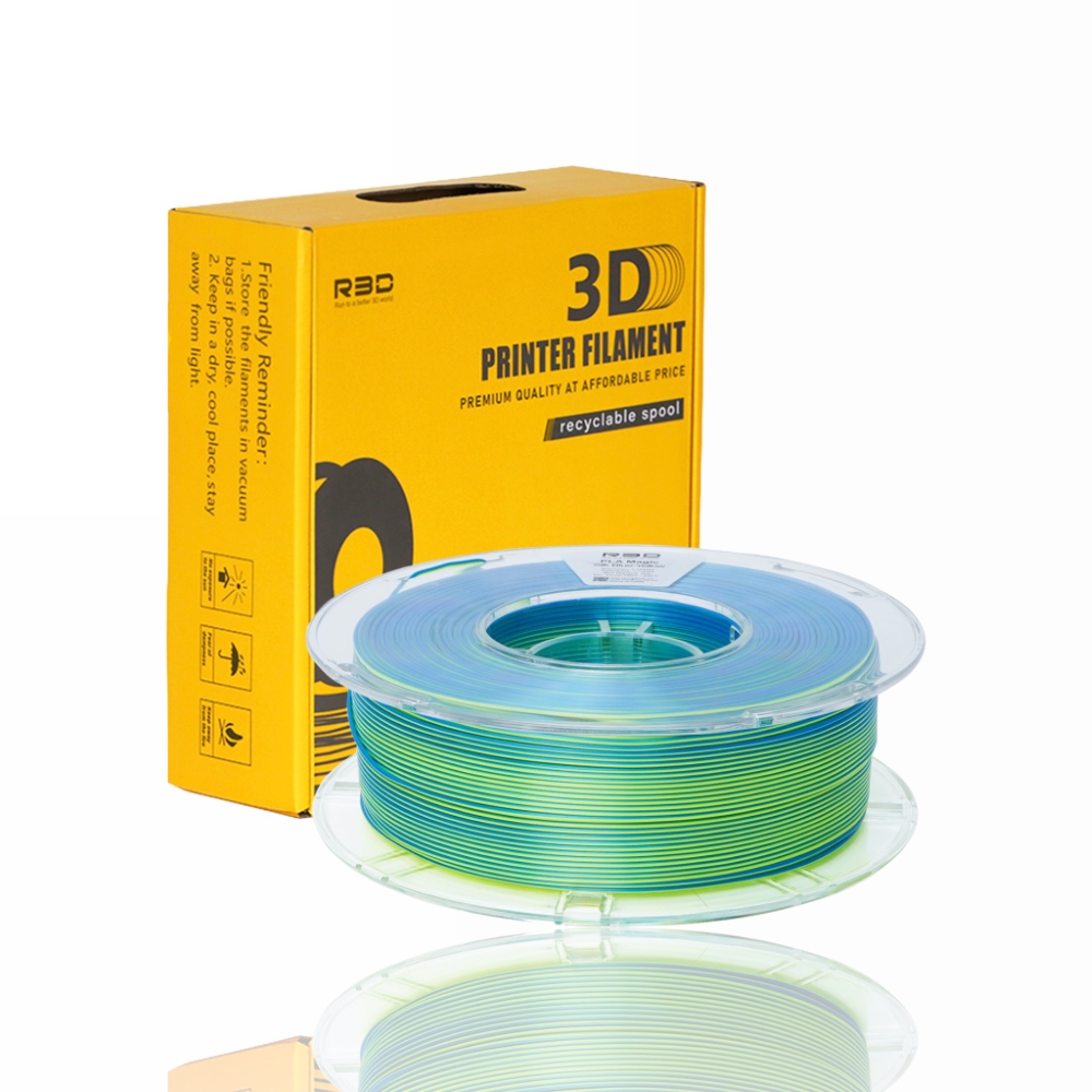 PLA Magic Dual Color 250g Yellow Blue - R3D - Image 2
