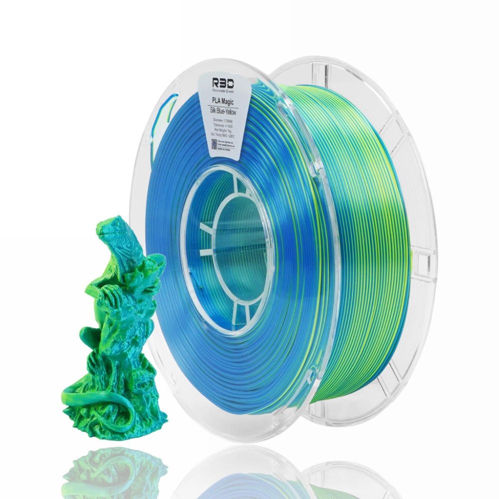 PLA Magic Dual Color 250g Yellow Blue - R3D
