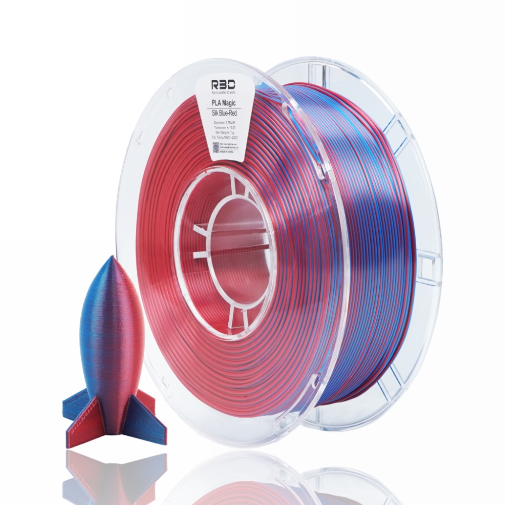 PLA Magic Dual Color 1kg Blue Red - R3D