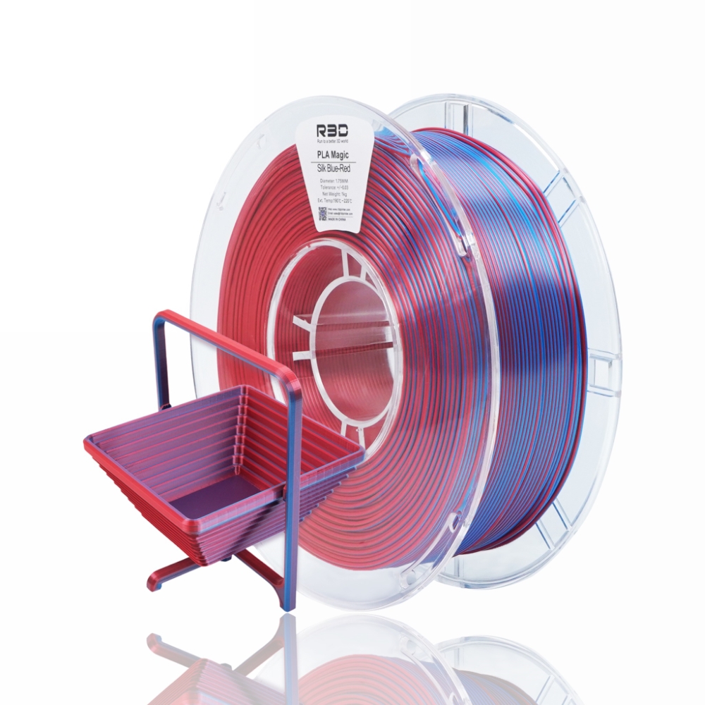 PLA Magic Dual Color 1kg Blue Red - R3D - Image 2