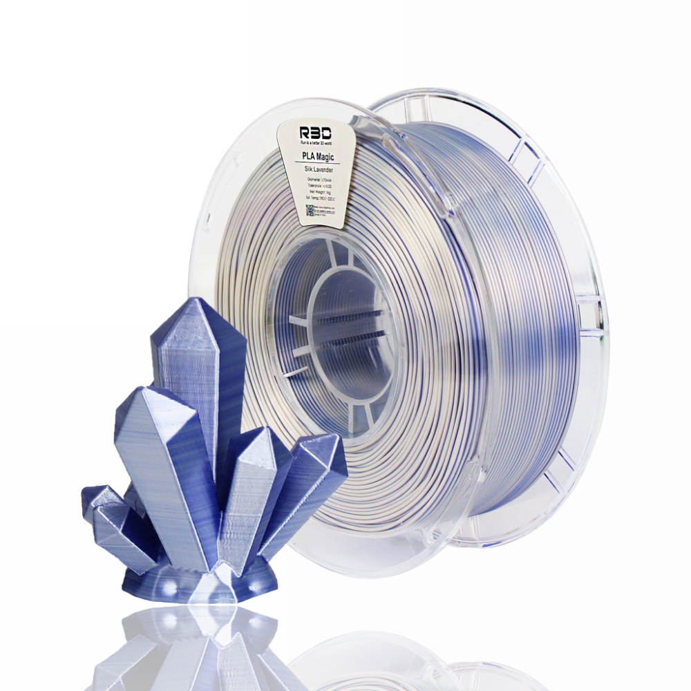PLA Magic Dual Color 1kg Blue Silver Lavender - R3D