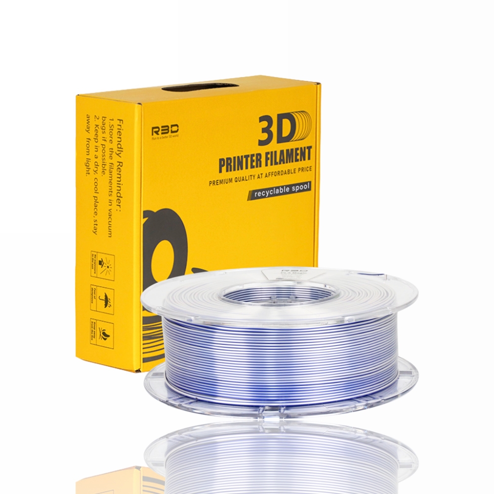 PLA Magic Dual Color 1kg Blue Silver Lavender - R3D - Image 2