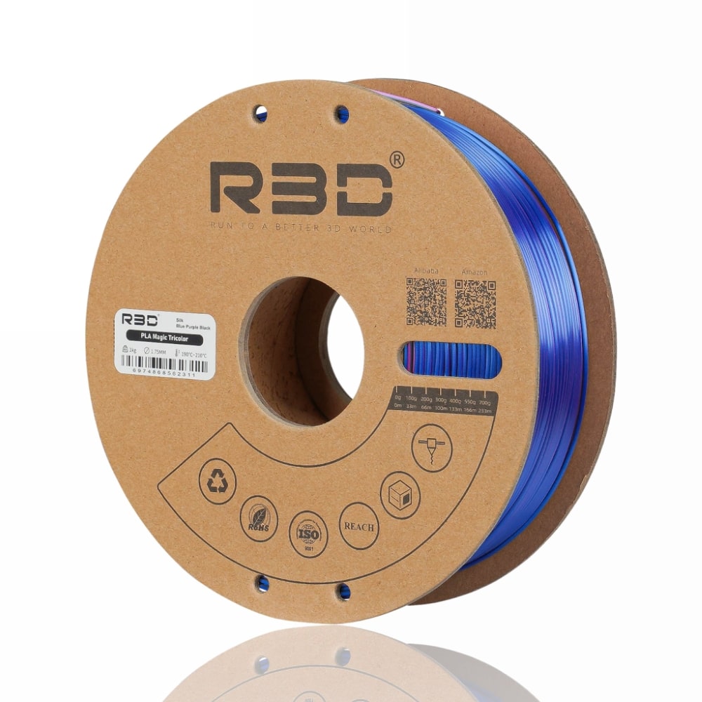 PLA Magic TriColor 1kg (Blue + Purple + Black) - R3D