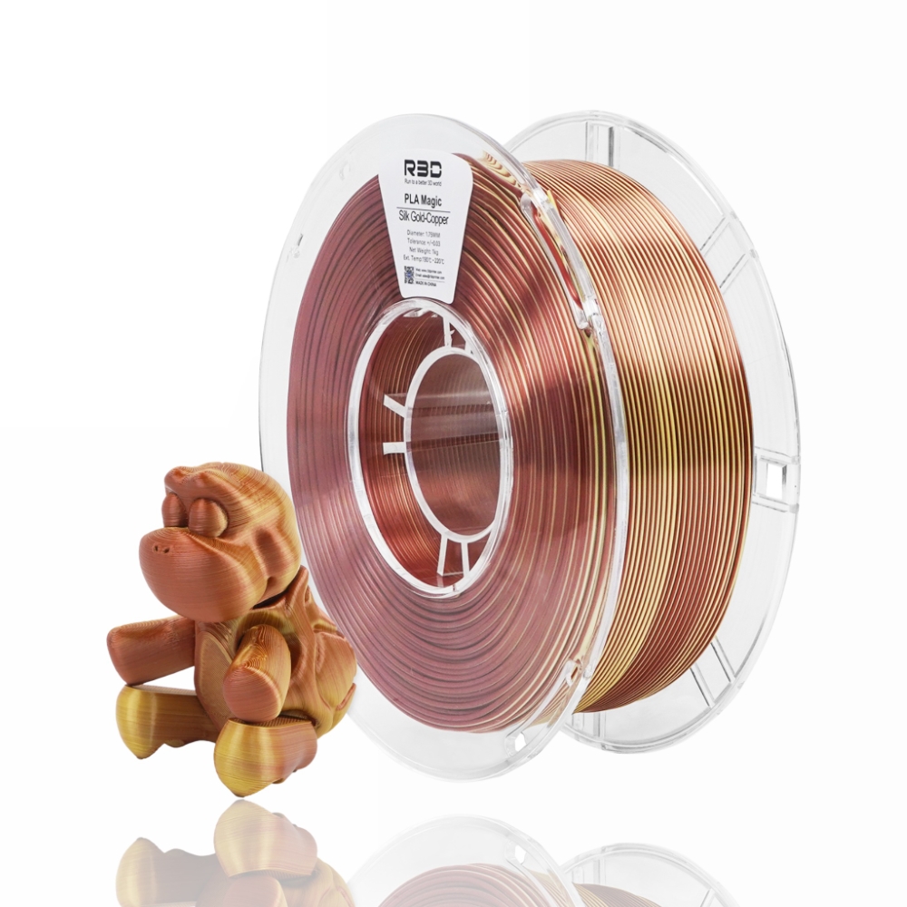 PLA Magic Dual Color 1kg Gold Copper - R3D