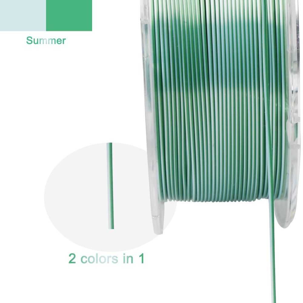 PLA Magic Dual Color 1kg Skyblue Summer - R3D - Image 3
