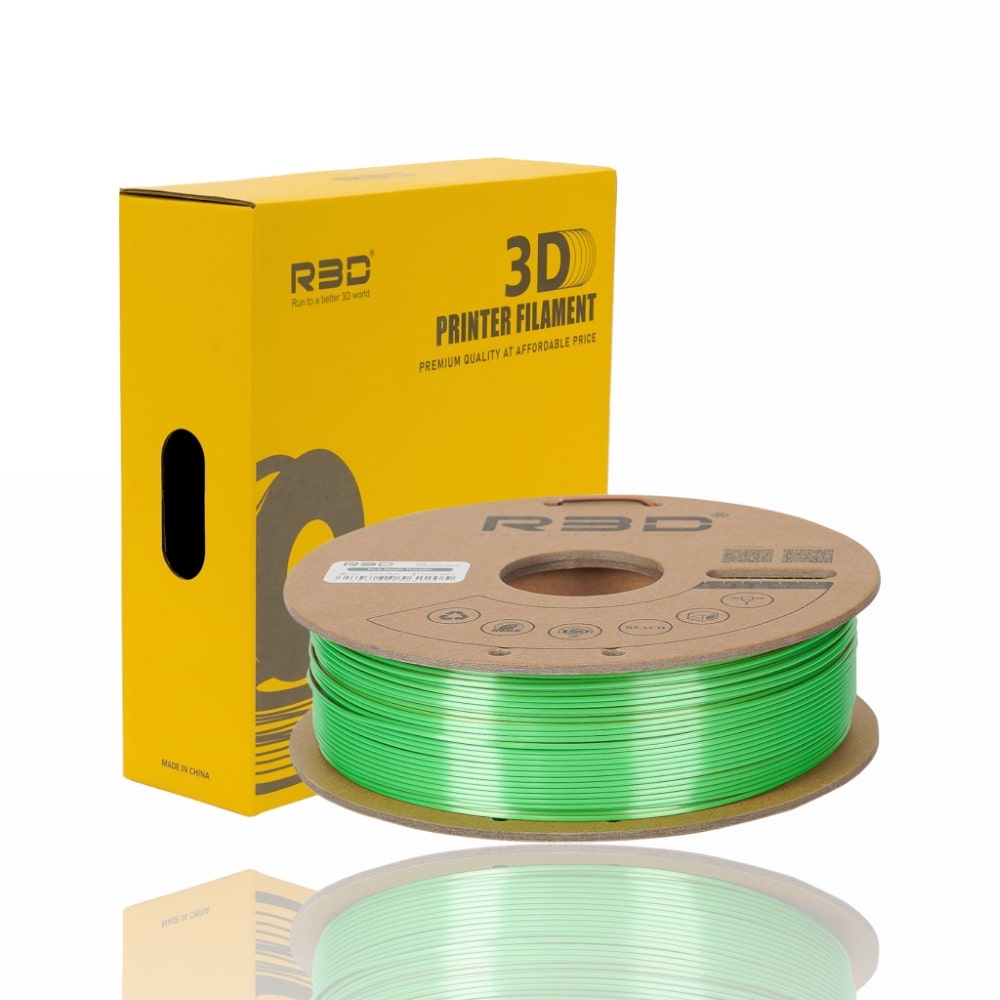 PLA Magic TriColor 1kg (Gold + Green + Black) - R3D - Image 2