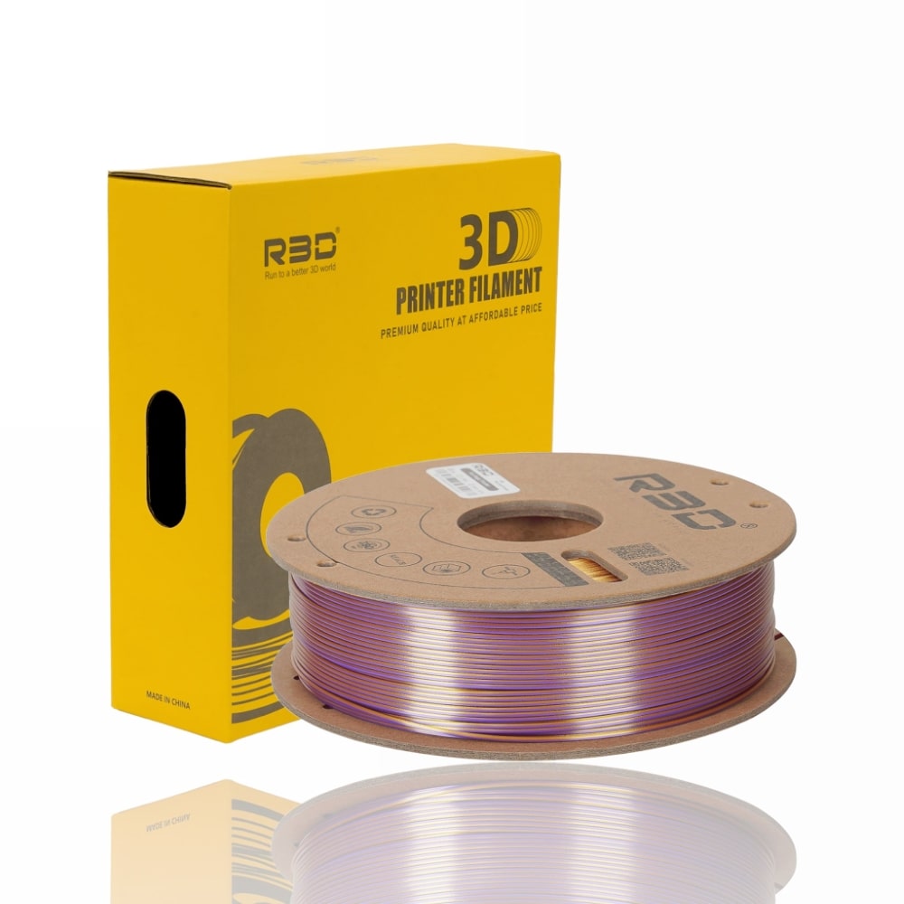 PLA Magic TriColor 1kg (Red + Gold + Purple) - R3D - Image 4