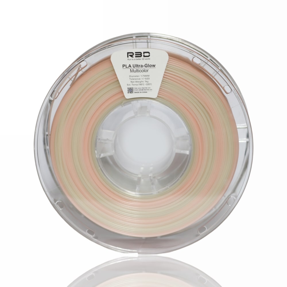 PLA Glow 1kg Rainbow Multicolor - R3D - Image 3