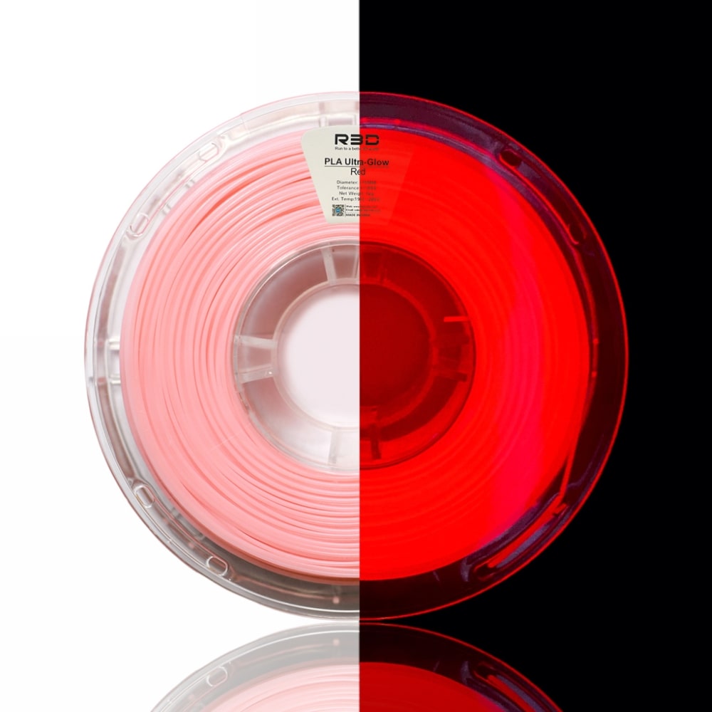 PLA Glow 1kg Red - R3D - Image 9