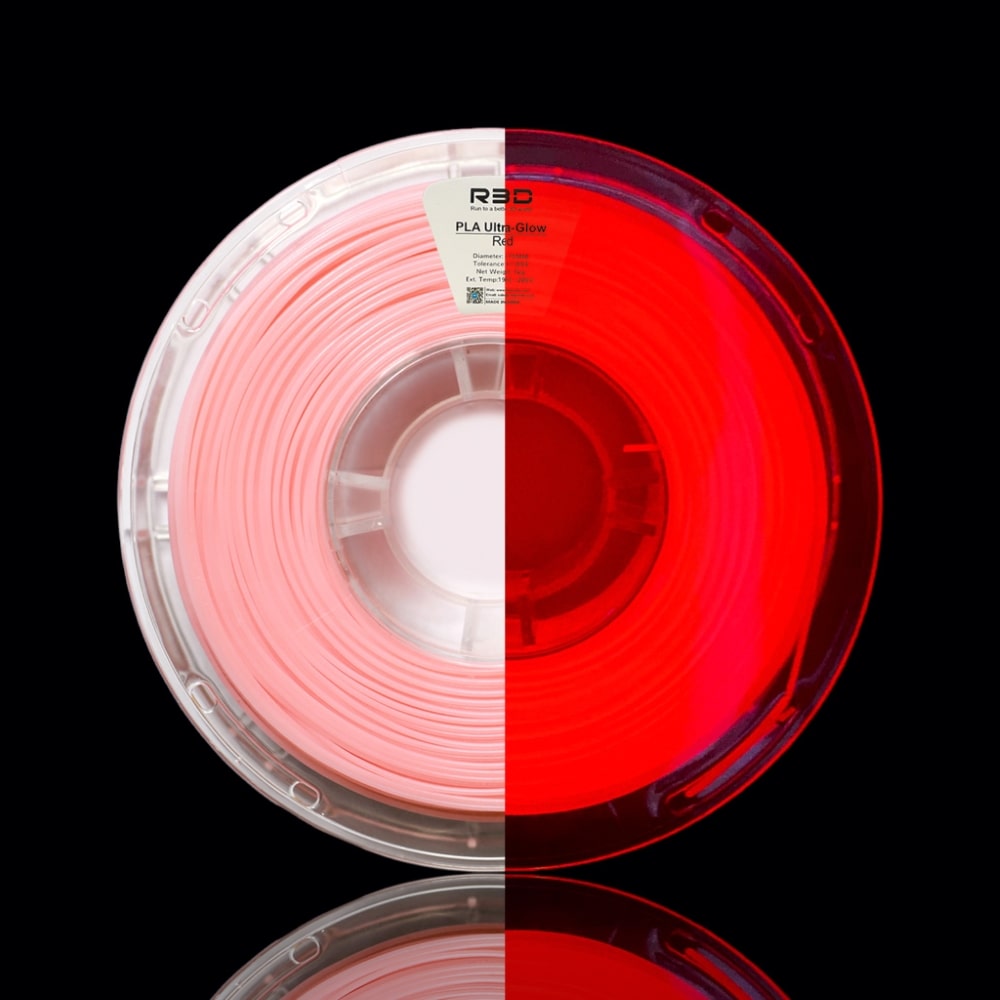 PLA Glow 1kg Red - R3D - Image 6