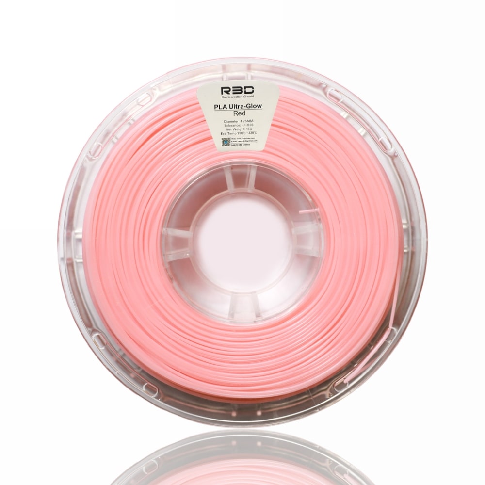PLA Glow 1kg Red - R3D - Image 8