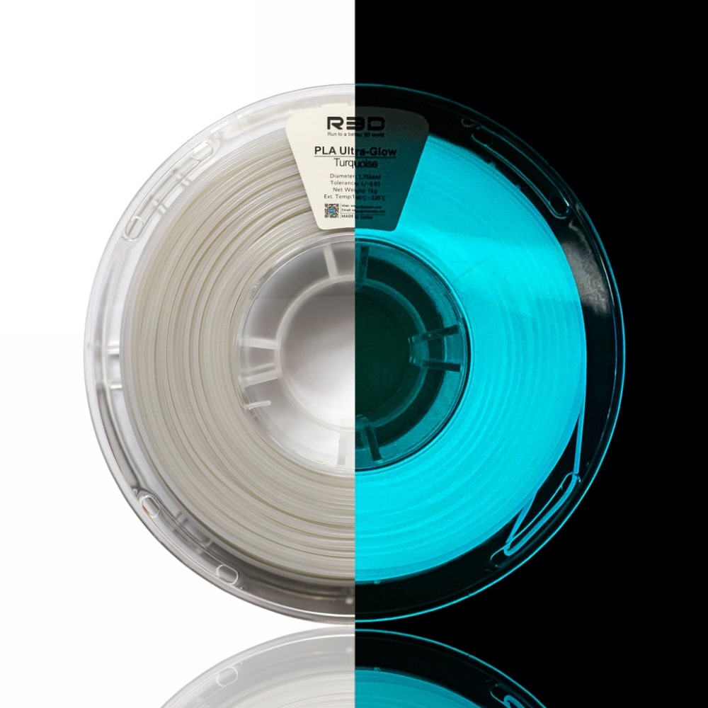 PLA Glow 1kg Turquoise - R3D