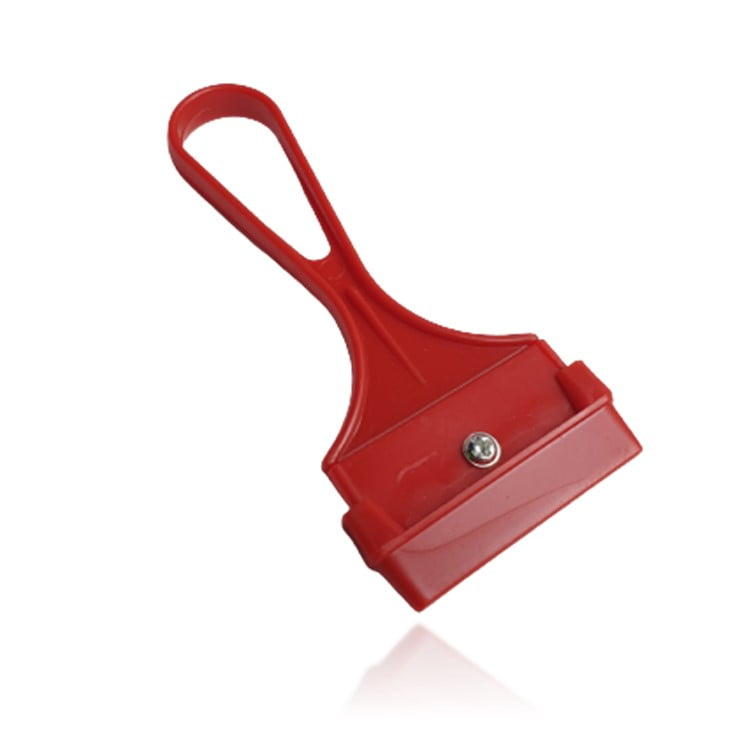 Espátula Raspador de Plástico com lâmina de metal (Razor Scraper) Amarelo - OEM - Image 4