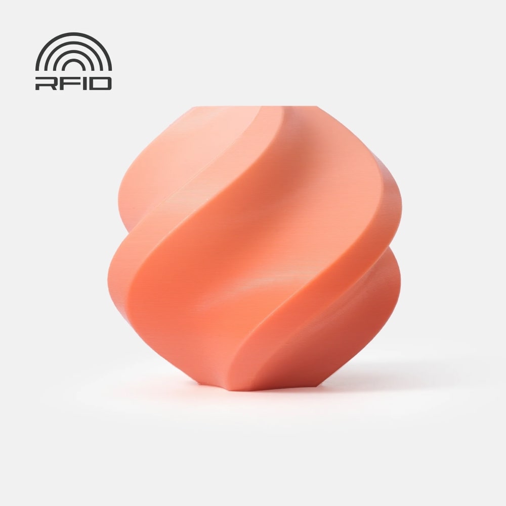 PLA Basic 1kg (With Spool) Red-White Gradient (Solar Breeze) - Bambu Lab