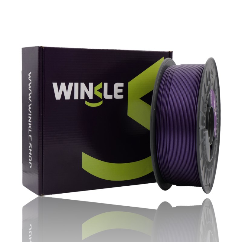 PLA HD 10m (Amostra) GLITTER Púrpura Purple  - WINKLE - Image 4